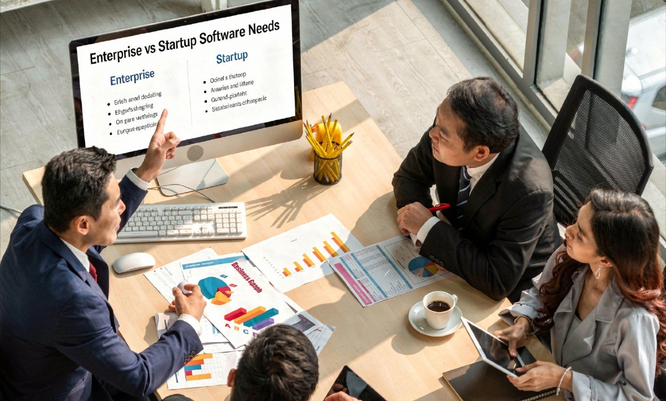 Enterprise vs Startup Software Needs: What Development Strategies Work Best?